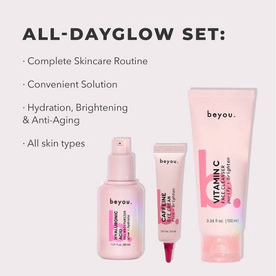 Beyou All Day Glow Set | 3-Step Skincare Routine