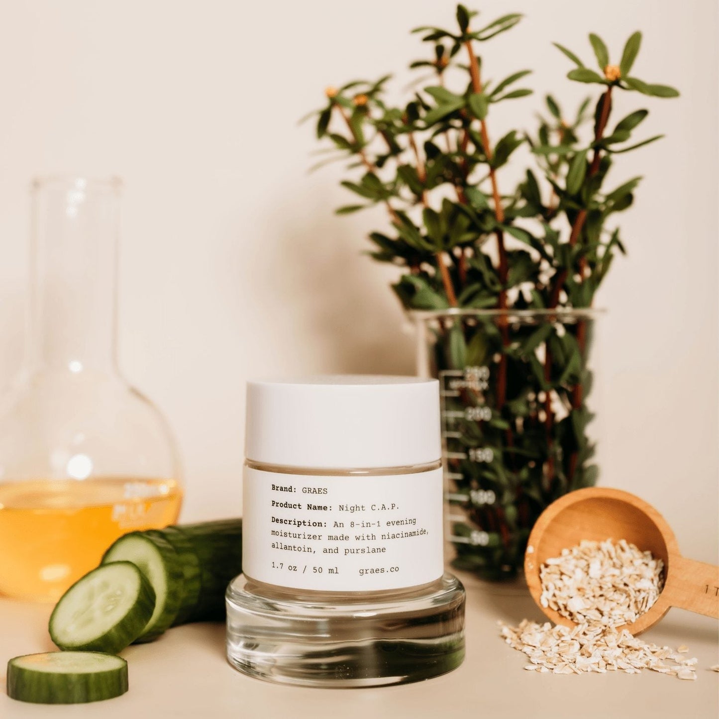 Night C.A.P. by Graes/8-in-1 Night Moisturizer