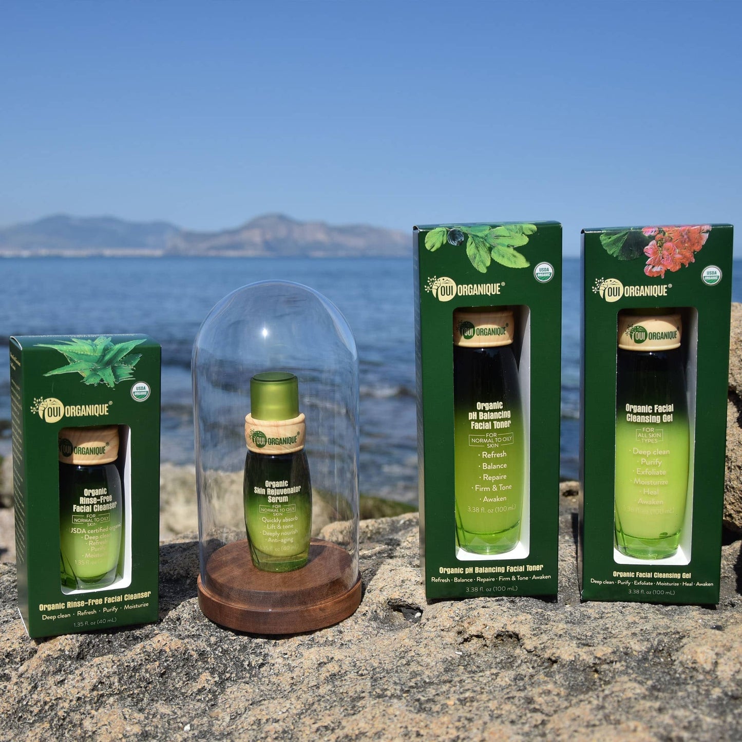 Certified Organic Anti-Aging Skincare Set | 3-Piece Natural Collection