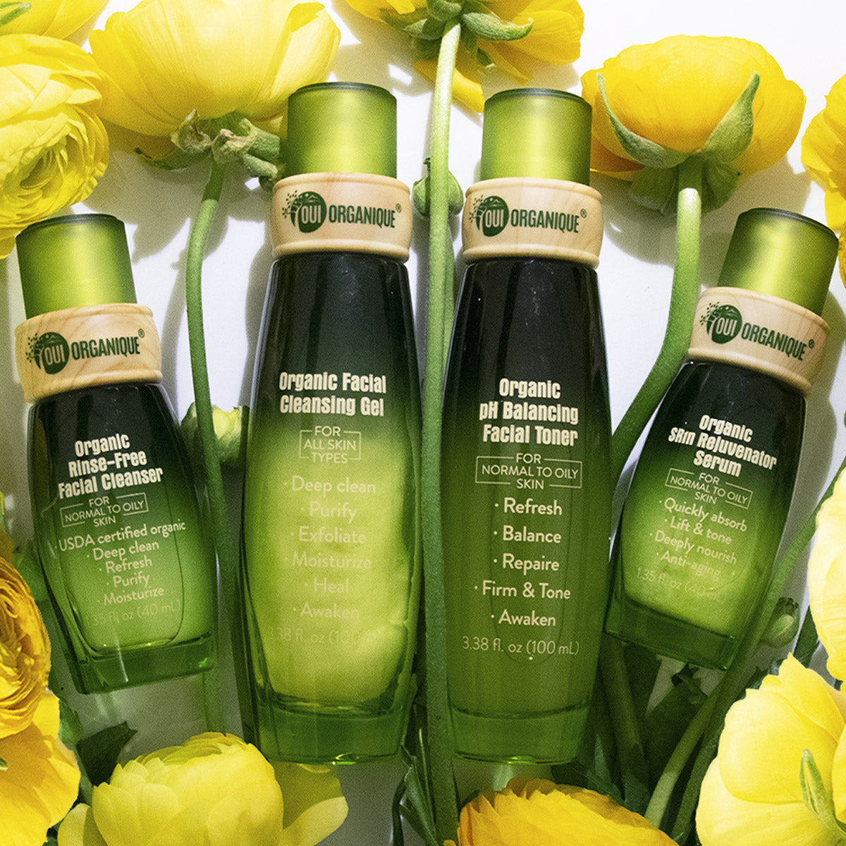 Certified Organic Anti-Aging Skincare Set | 3-Piece Natural Collection